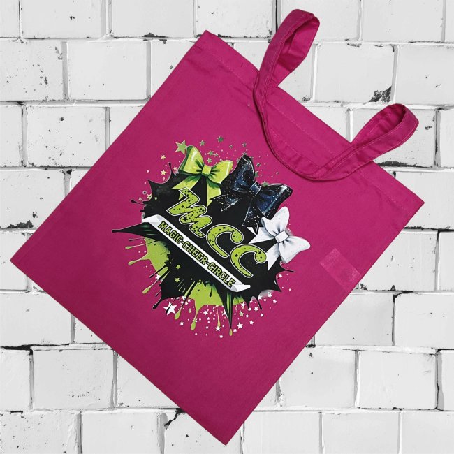 Einkaufsbeutel "pink" Design 3Bows